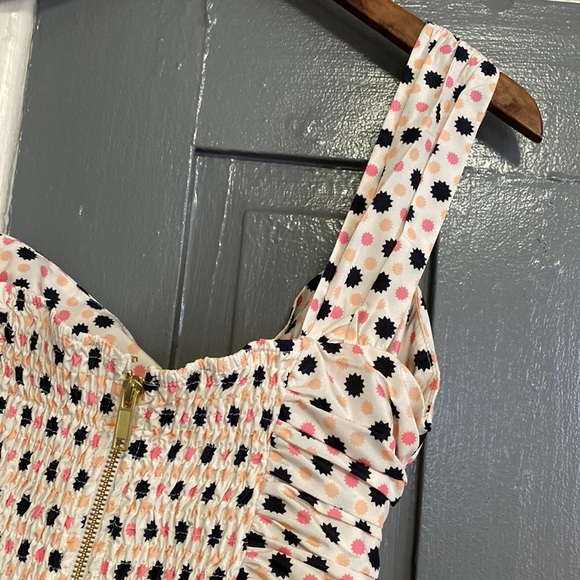 NWT Anthro Maeve Neutral Motif Bow-Tie One-Shoulder Tank - Picture 11 of 16